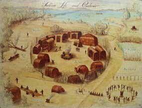 Powhatan Village; English Empire