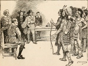 Native Americans in a colonial court