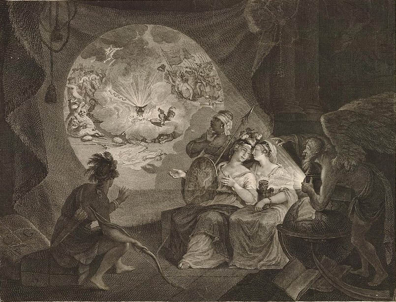 "The Tea-Tax-Tempest" American Revolution Political Cartoon