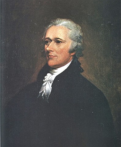 Portrait of Alexander Hamilton, an important member of the Compromise of 1790