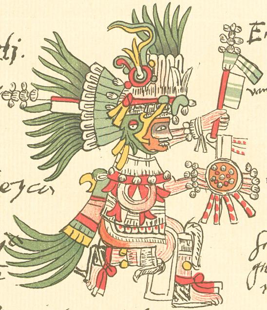 Huitzilopochtli, one of the most important Aztec gods