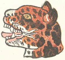 Aztec jaguar symbol, whose meaning was very important to Aztec culture.