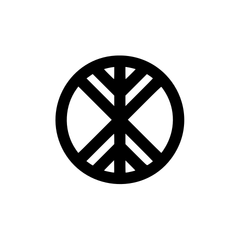 Yggdrasil design by a modern artist made to look like a Viking rune symbol