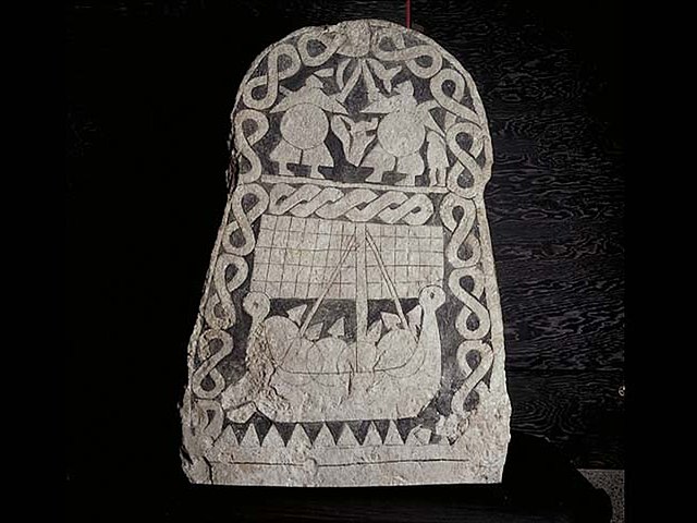 Viking Age rune stone from Gotland, Sweden