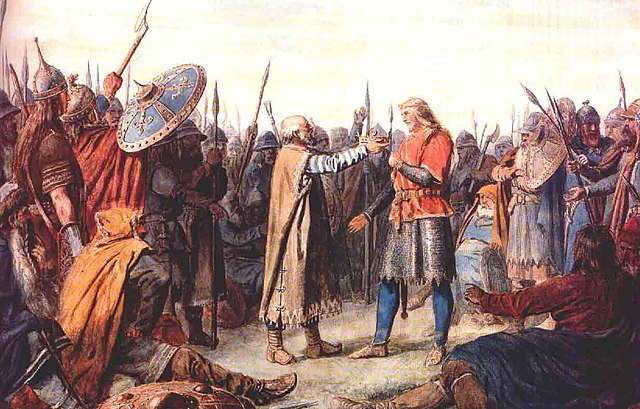 Artistic depiction of Olaf's coronation