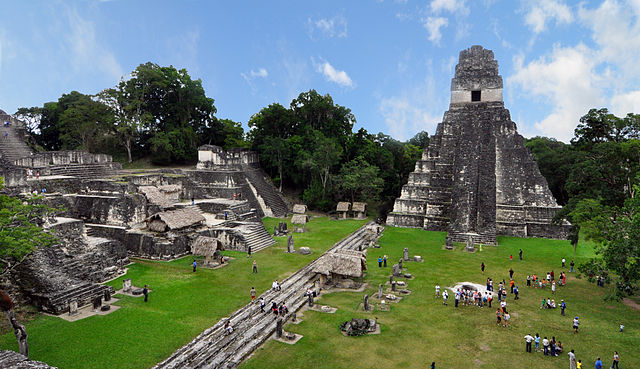 Ruins. ofTikal, an important city in the rise of the Maya and the Classic period of Mayan history
