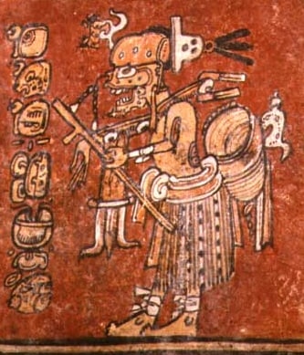 Depiction of the Mayan God of Death