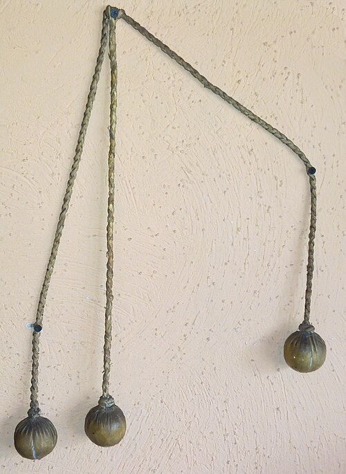 Bolas, one of the most versatile Inca weapons